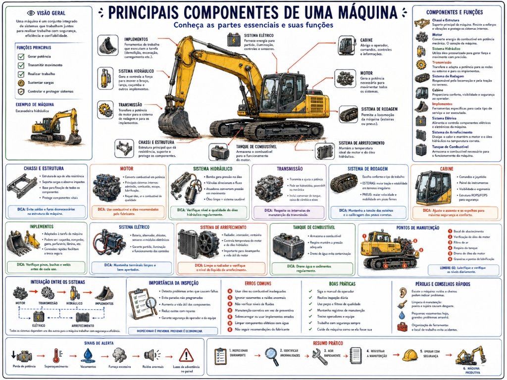 Principais Componentes de uma Máquina (2/10)