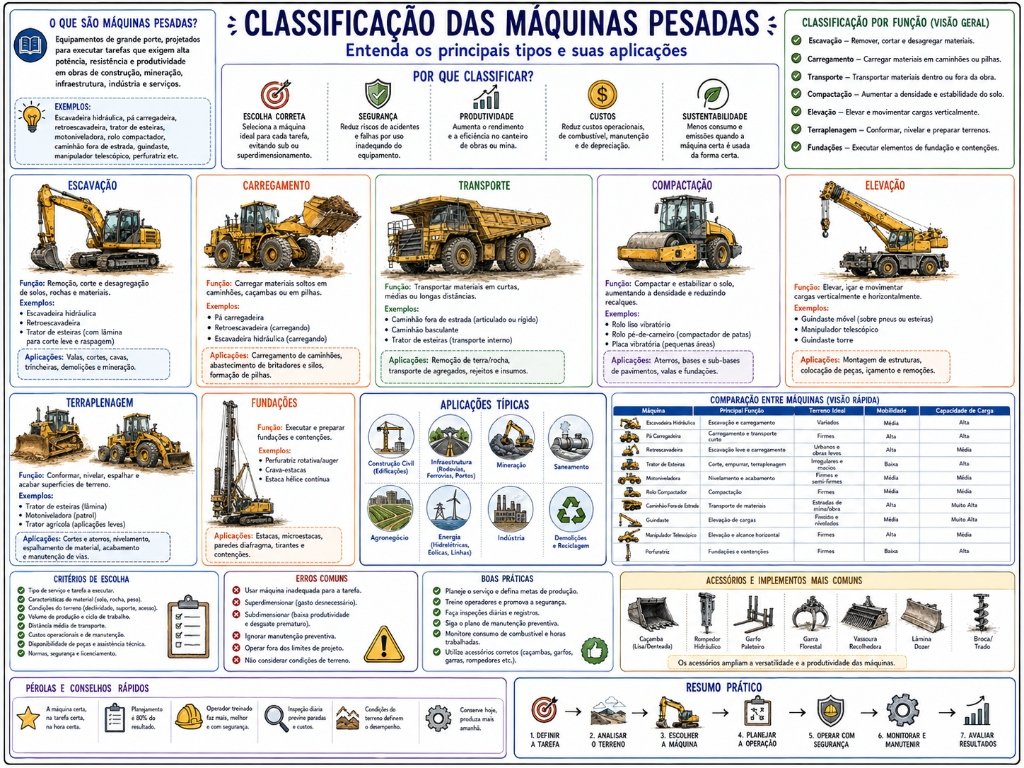 Classificação das Máquinas Pesadas (3/10)
