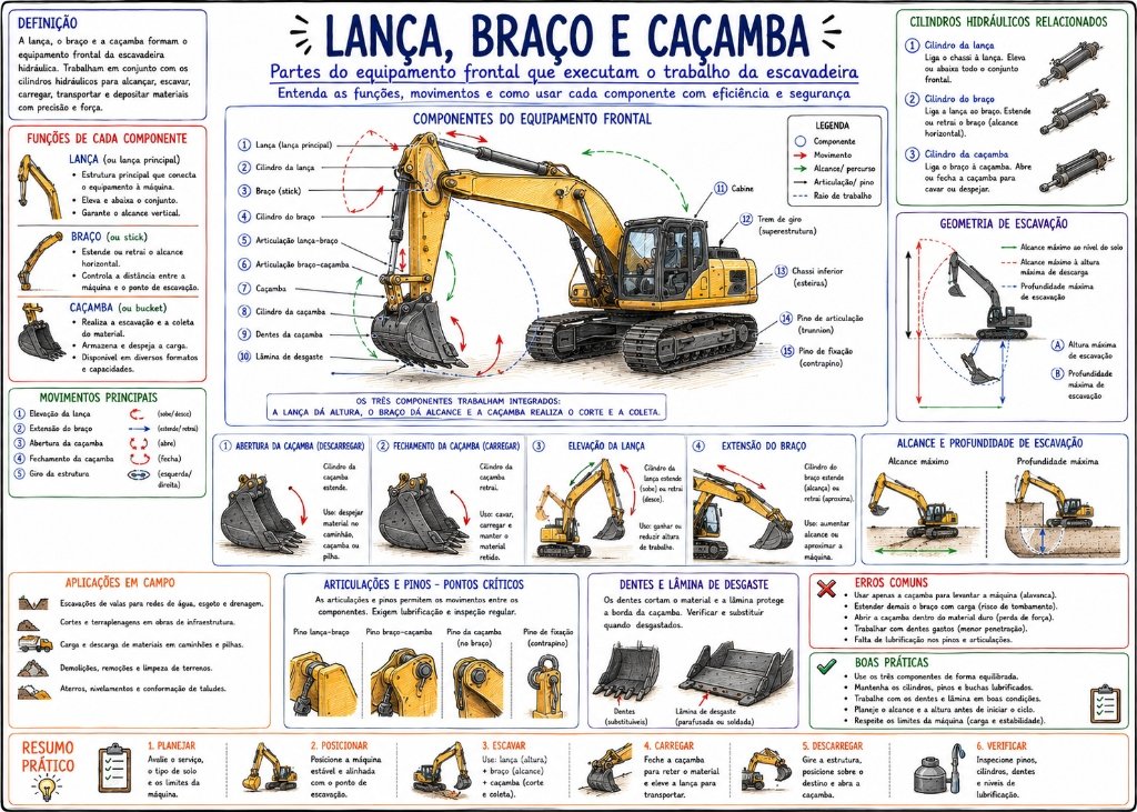 Lança, Braço e Caçamba (8/10)
